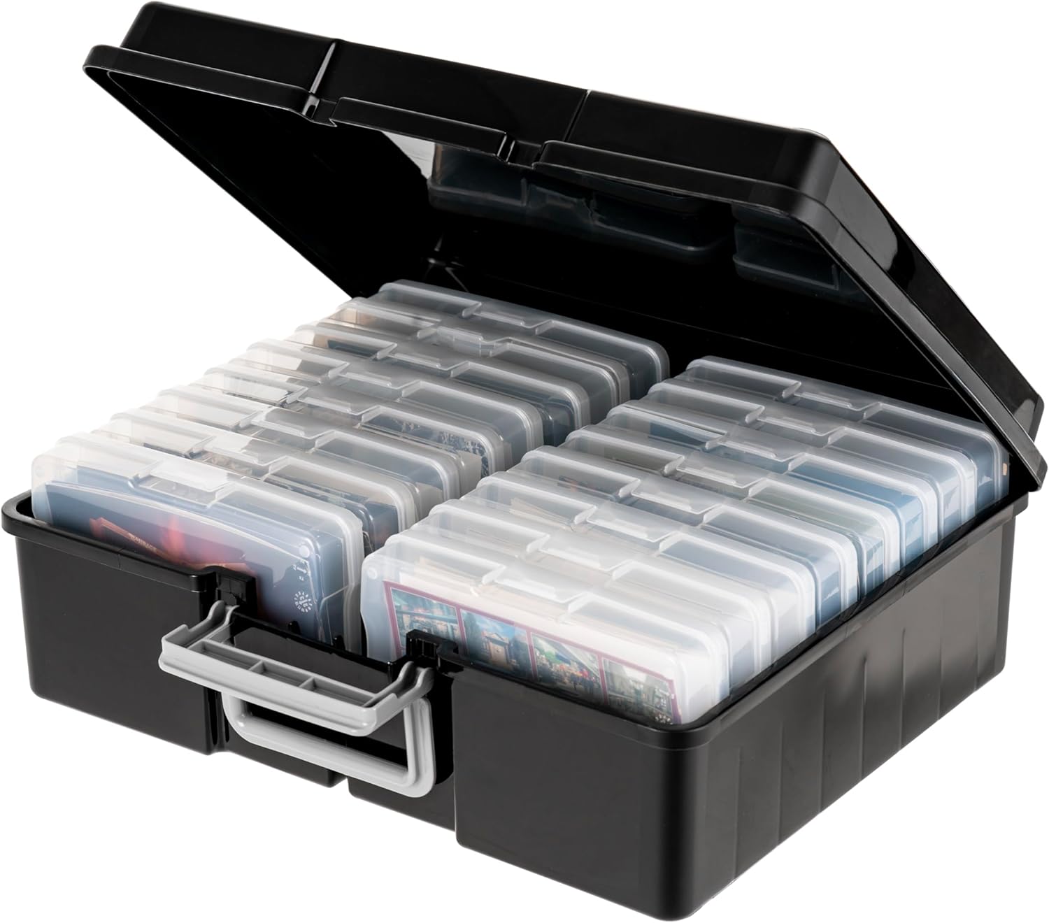 IRIS USA 4” x 6” Photo Storage Box with 16 Keeper Cases - Best Buy