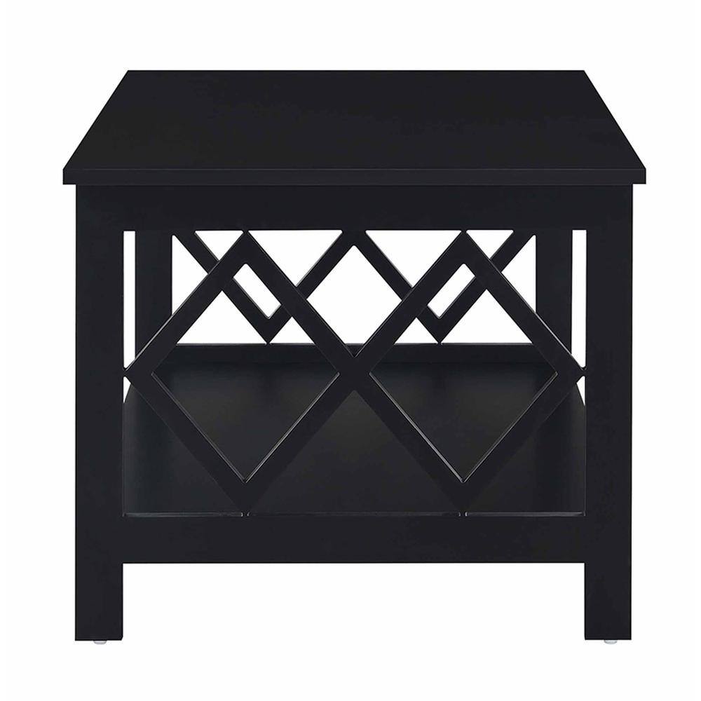 Back. Convenience Concepts - Diamond Coffee Table - Black.