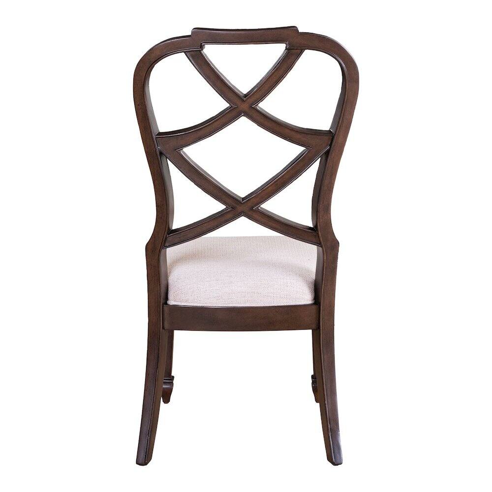 Alt View 2. Liberty Furniture Industries - Provence Park Wood Back Side Chair for Dining Room - Set of 2 - Chateau Brown - Brown.
