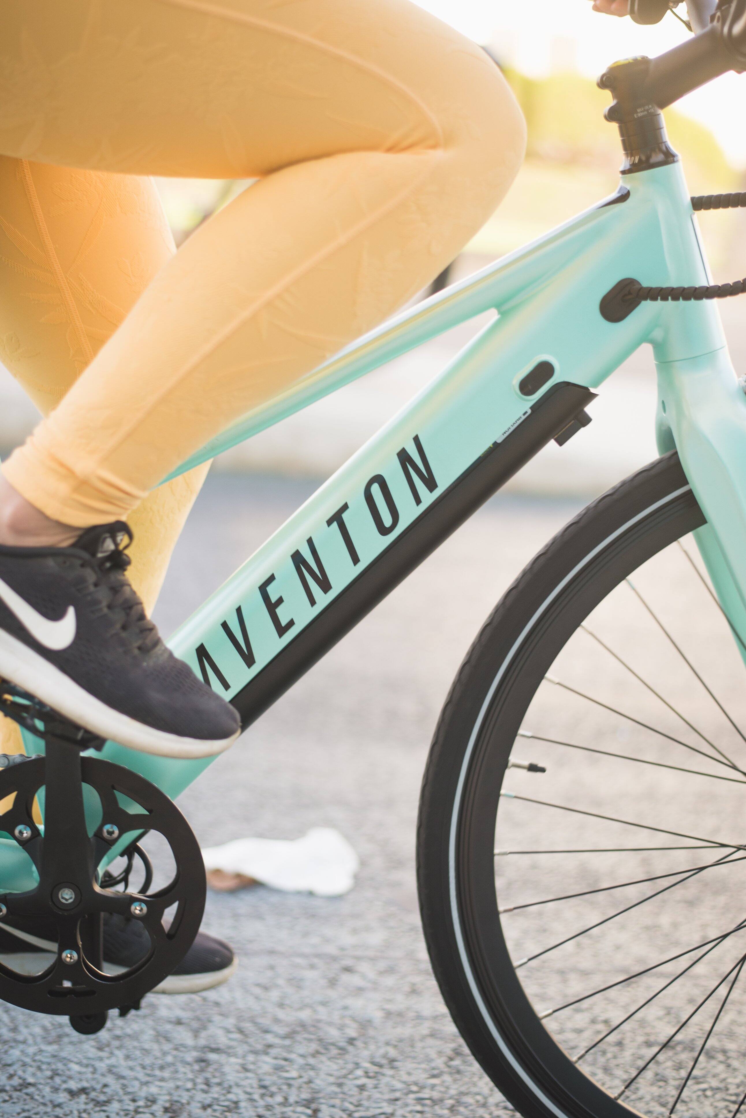 Alt View 11. Aventon - Soltera 7-Speed Step-Through Ebike w/ 40 mile Max Operating Range and 20 MPH Max Speed - Seafoam Green.