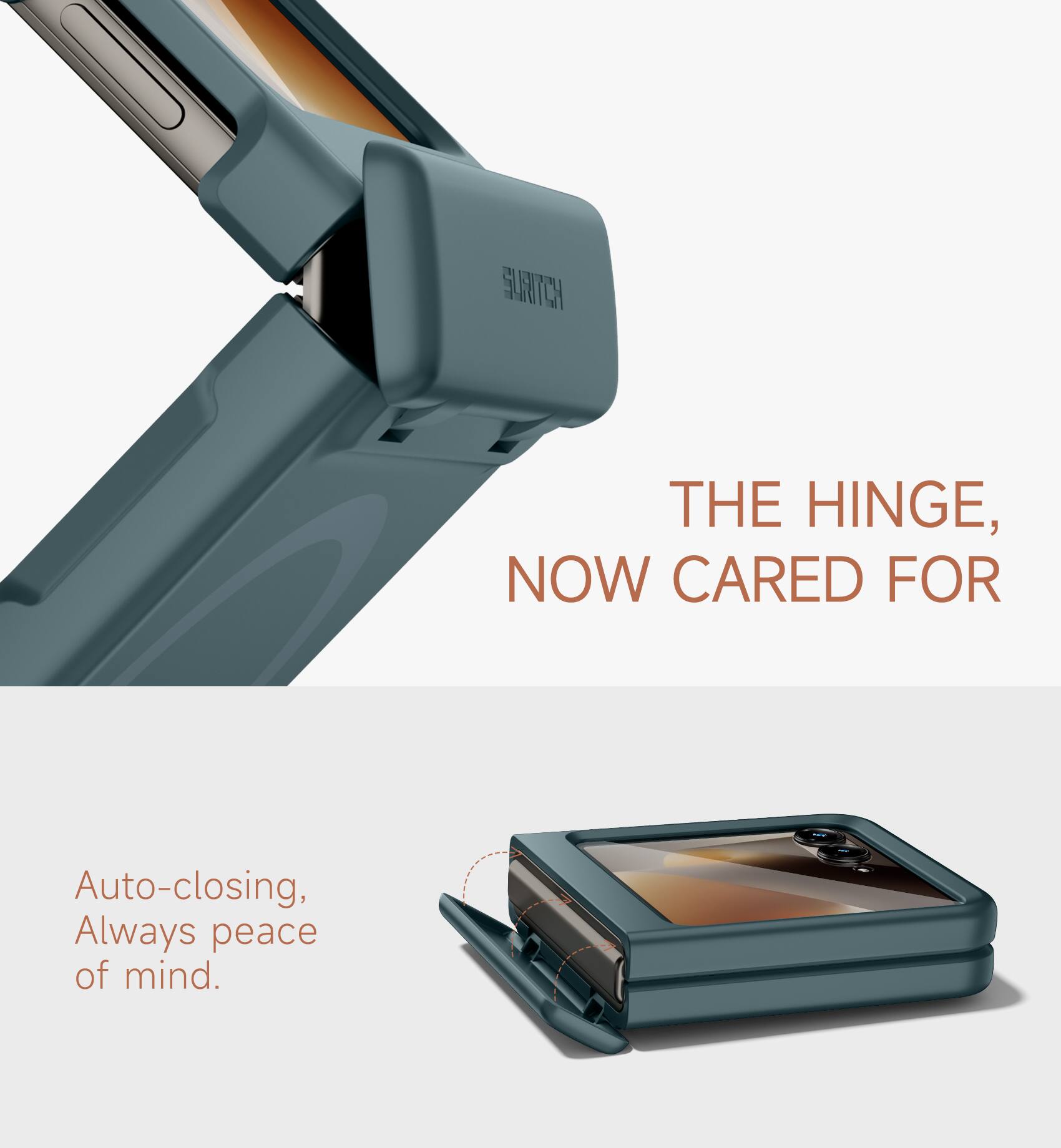 SUBRITCH  
THE HINGE, NOW CARED FOR  
Auto-closing, Always peace of mind.