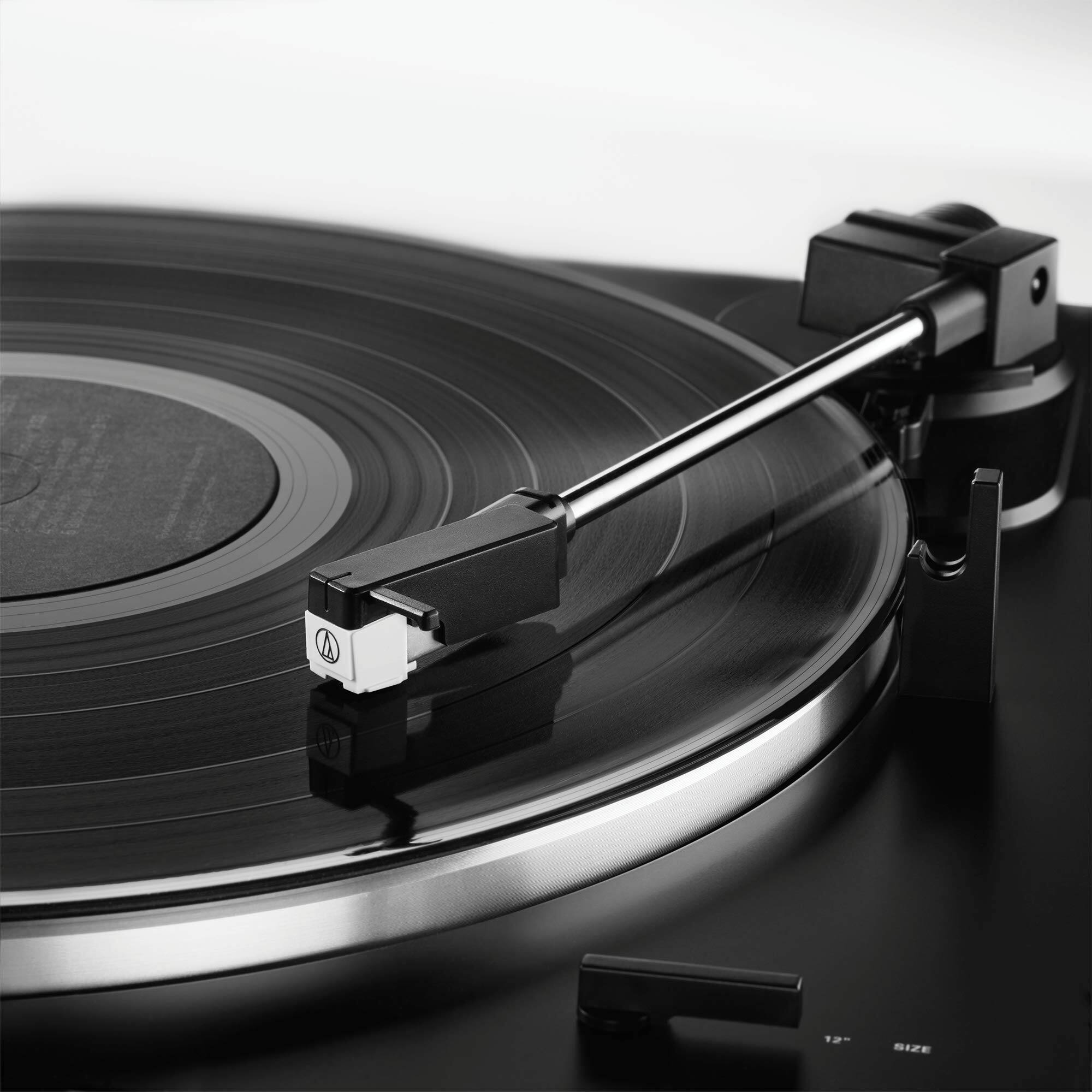 Audio Technica AT LP60XBT BK Fully Automatic Bluetooth Belt Drive ...