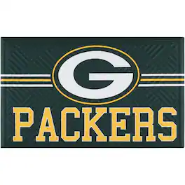 Evergreen Enterprises - Green Bay Packers Embossed Door Mat - Multicolor
