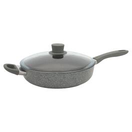 ZWILLING - Parma Plus 3.9-qt Aluminum Nonstick Sauté Pan with Helper Handle and Lid - Gray
