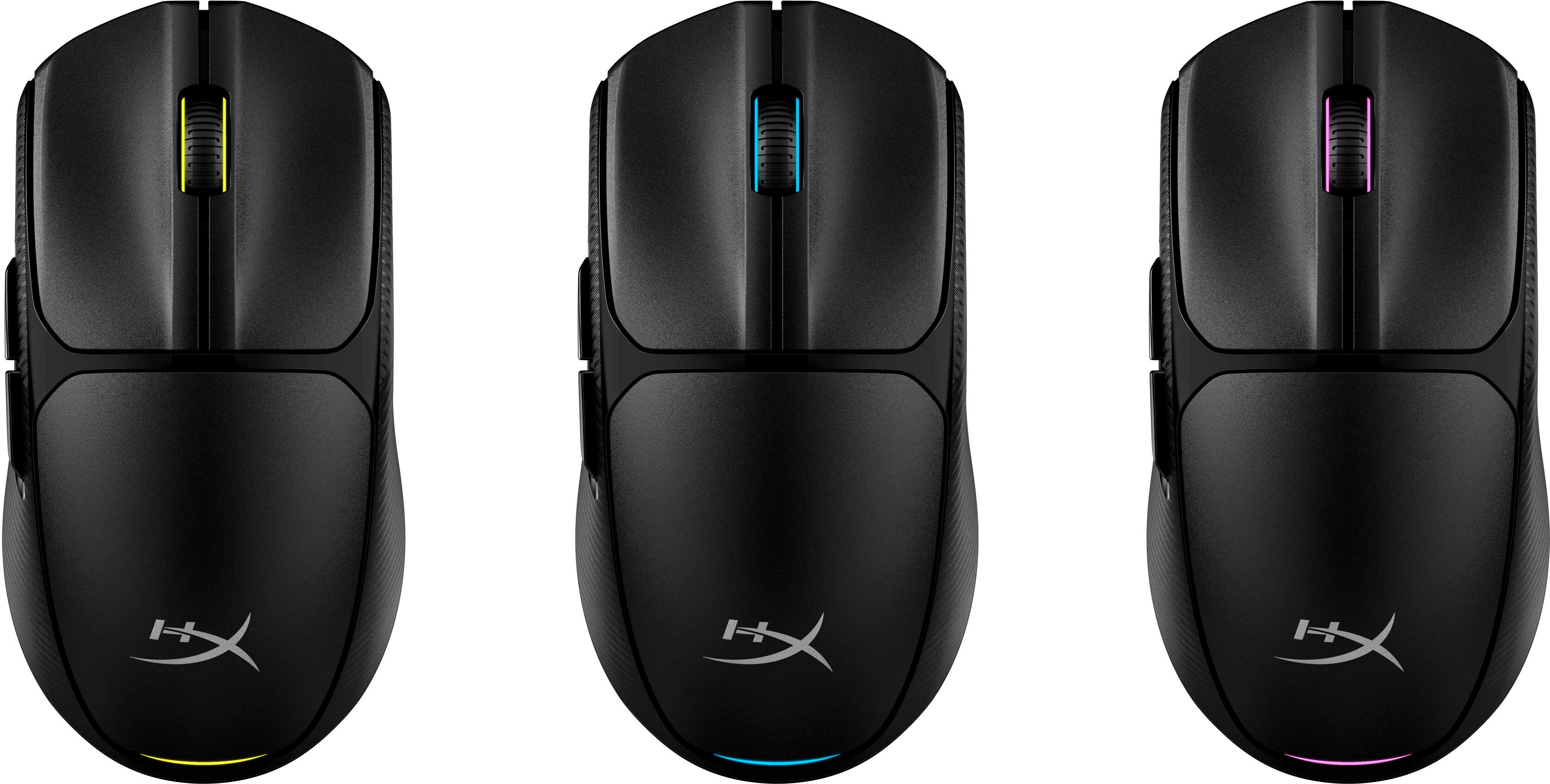 Alt View 10. HyperX - Pulsefire Fuse Lightweight Wireless Optical Gaming Mouse with RGB Lighting - Black.