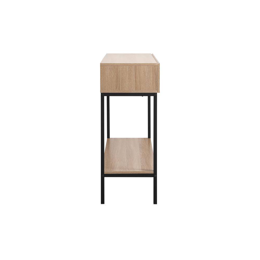 Left. Elegant Decor - 42 inch console table in mango wood - Mango Wood.