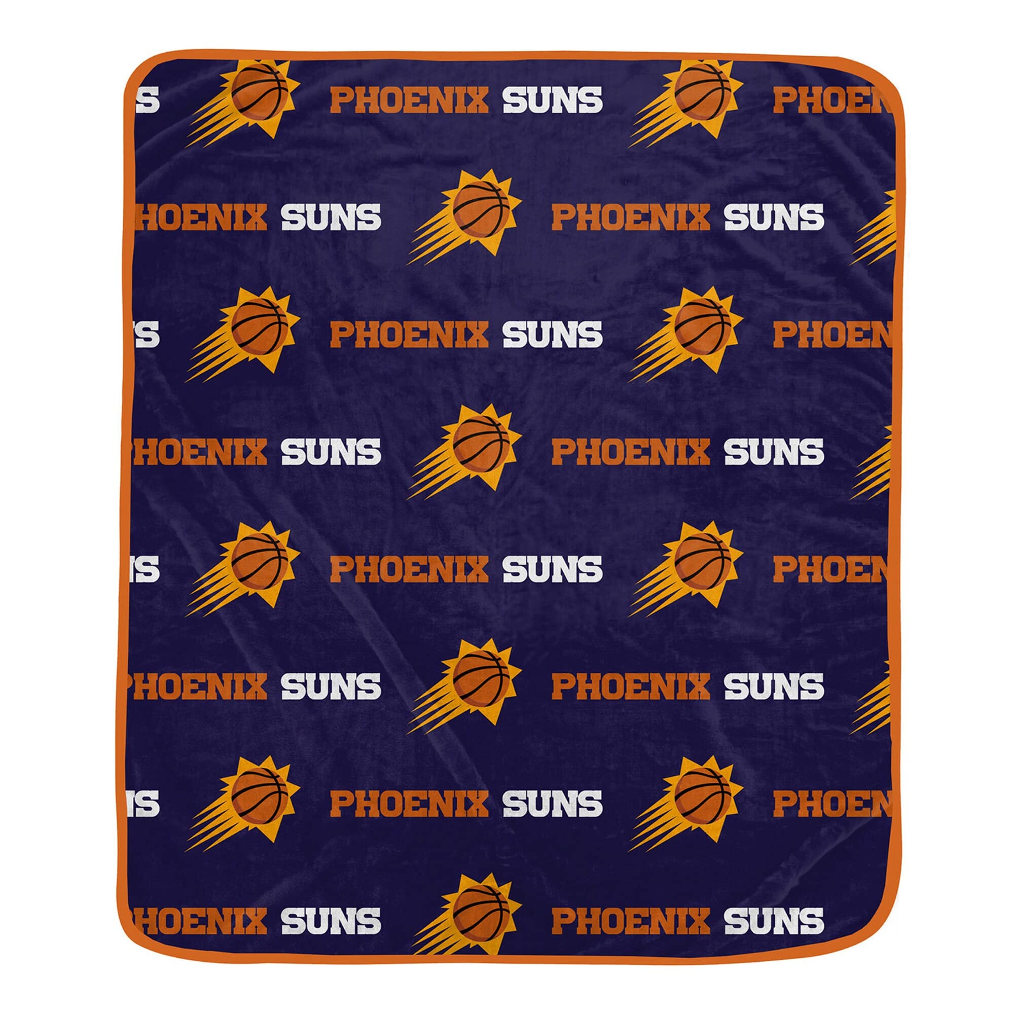 Pegasus - Phoenix Suns 60" x 72" Repeat Logo Wordmark Ultra Soft Blanket - Multicolor