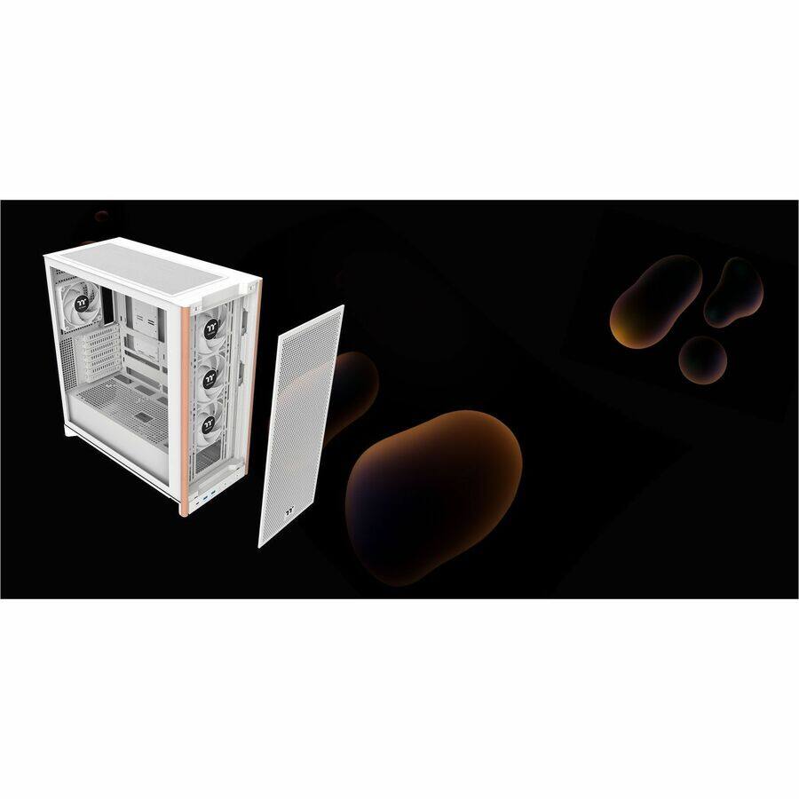 Alt View 2. Thermaltake - Thermaltake S370 WS Computer Case - White - Wood - 4 x 120mm Fan(s) Installed - Mini ITX, Micro ATX, ATX, EATX - White.