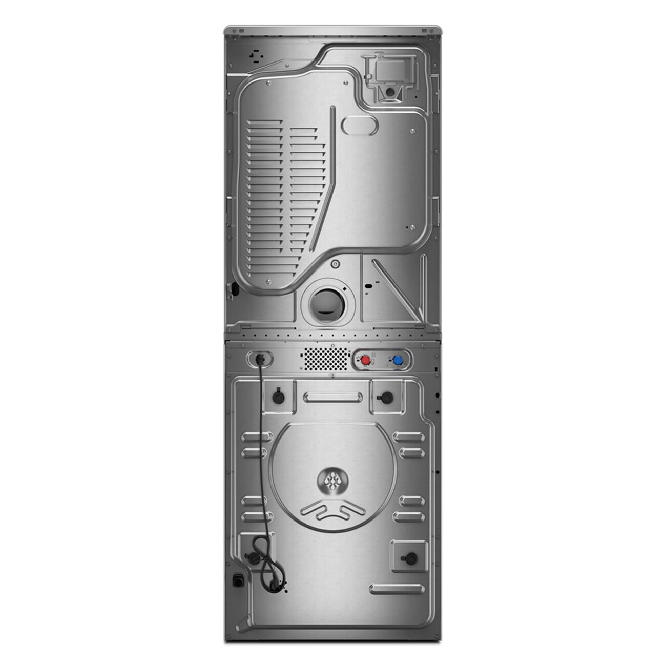 Alt View 12. Whirlpool - Smart Front Load Laundry Tower 4.5 Cu. Ft. Washer and 7.4 Cu. Ft. Gas Dryer with UV Clean Technology - White.