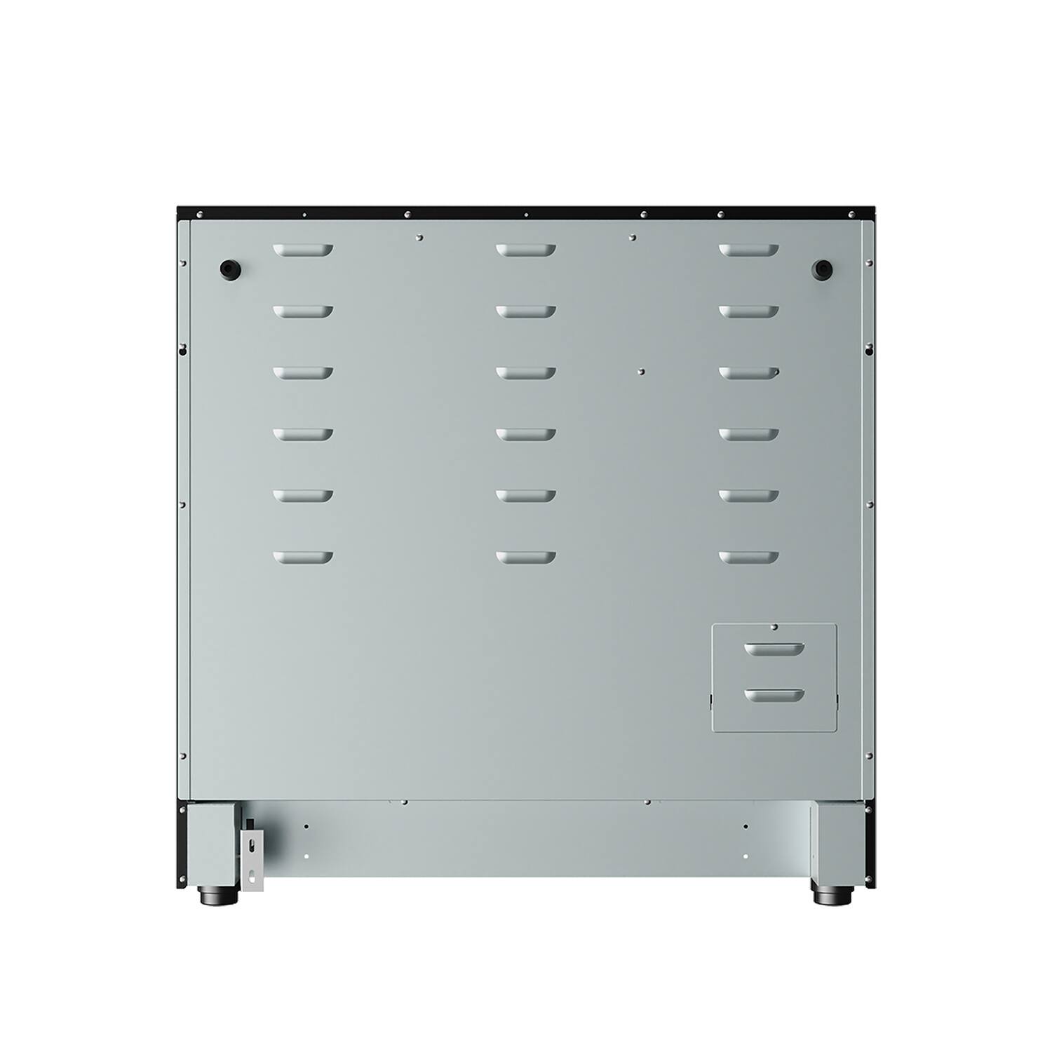 Alt View 7. Thor Kitchen - 6.0 Cu. Ft. Freestanding Electric Convection Range - Matte black.