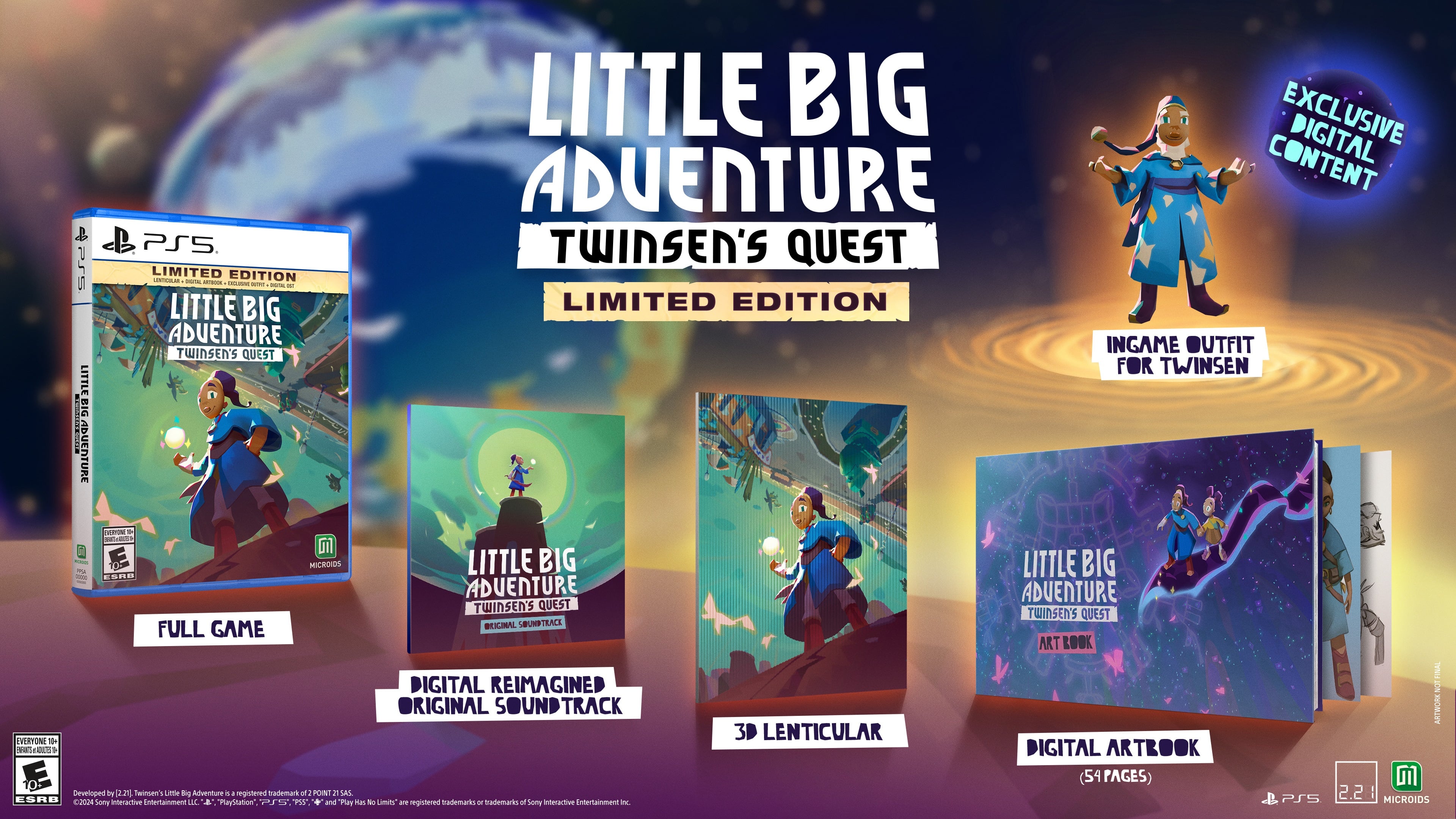 Little Big Adventure Twinsen's Quest Limited Edition PlayStation 5