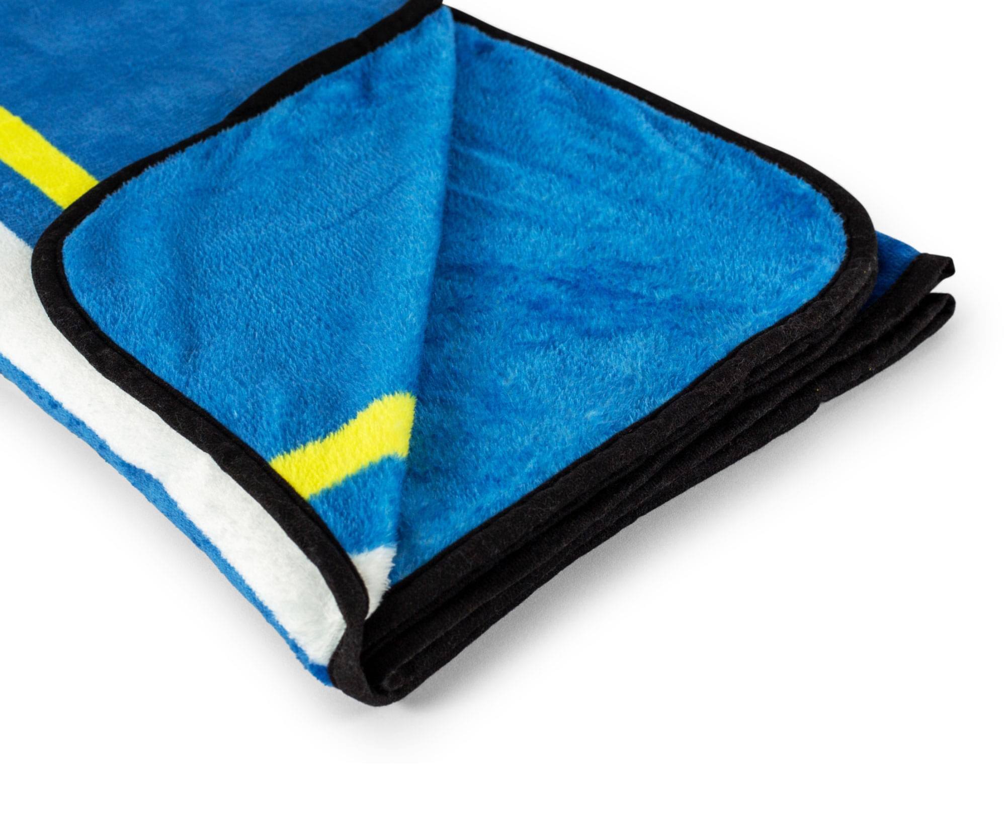 Alt View 10. Just Funky - Resident Evil S.T.A.R.S. Raccoon Police Department Fleece Throw Blanket - Blue.