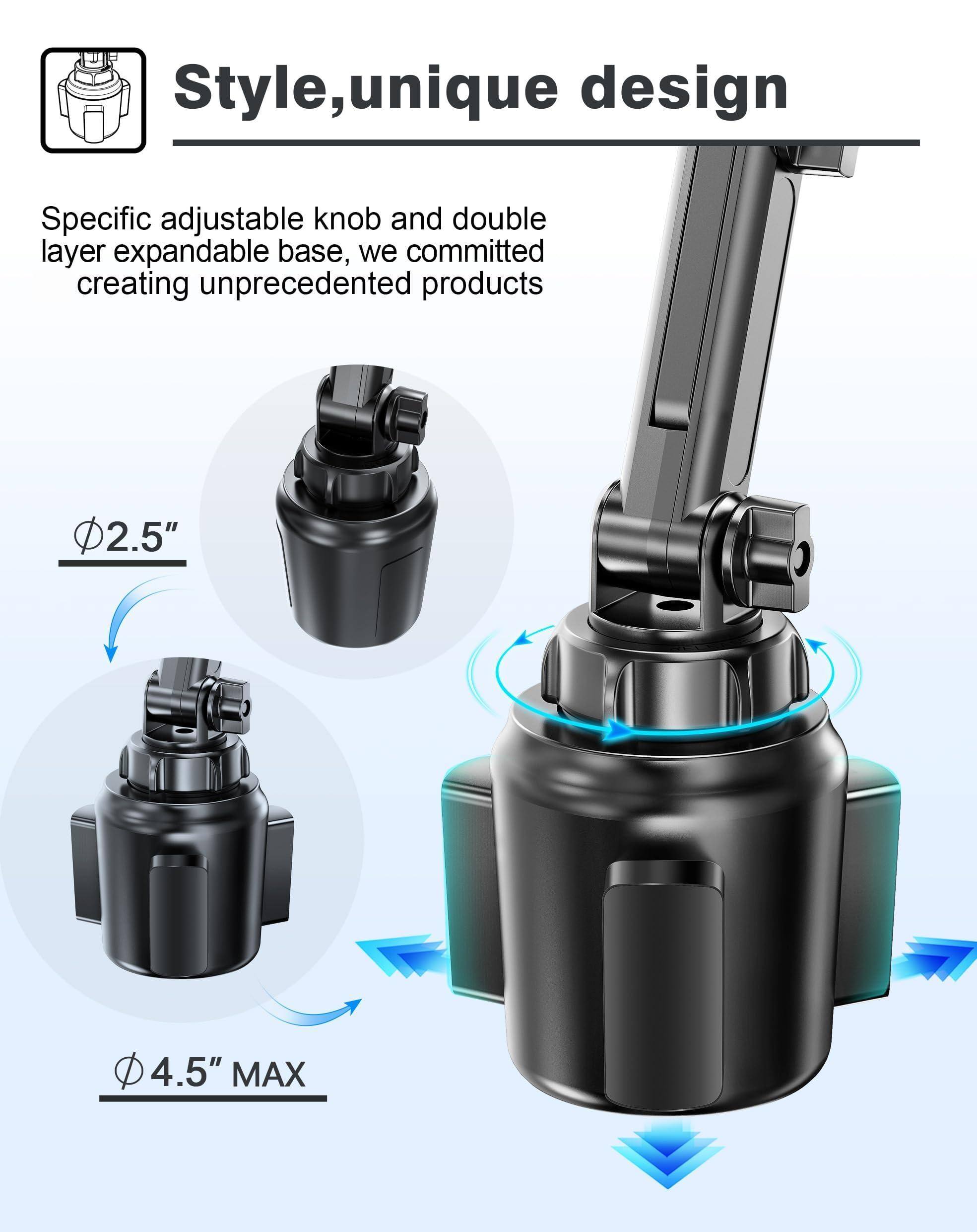 Style, unique design

Specific adjustable knob and double layer expandable base, we committed creating unprecedented products

Φ2.5"

Φ4.5" MAX