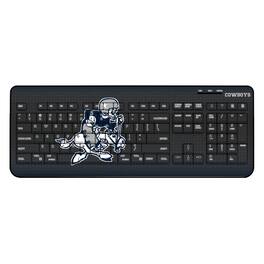 Keyscaper - Dallas Cowboys Wireless Keyboard - Black