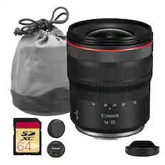 Canon EF-M 14-35mm f/4-5.6 IS STM
Canon 64GB SDXC Card
Canon Lens Cap
Canon Lens Hood