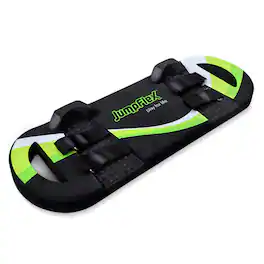 Jumpflex - Trampoline Bounce Board FLEXBOARD, for Skateboard & Snowboard Practice - Black/Green