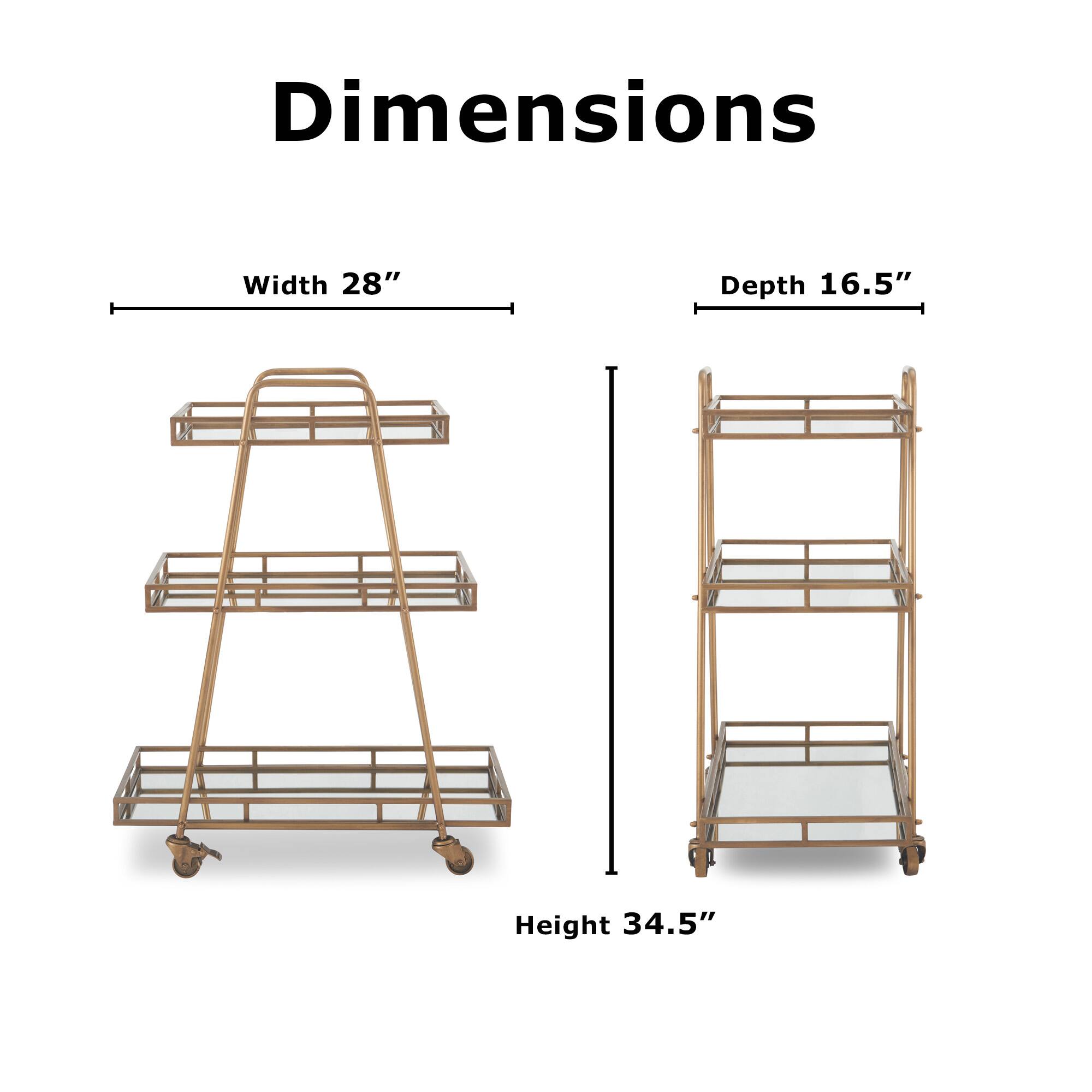 Dimensions: Width 28", Depth 16.5", Height 34.5"