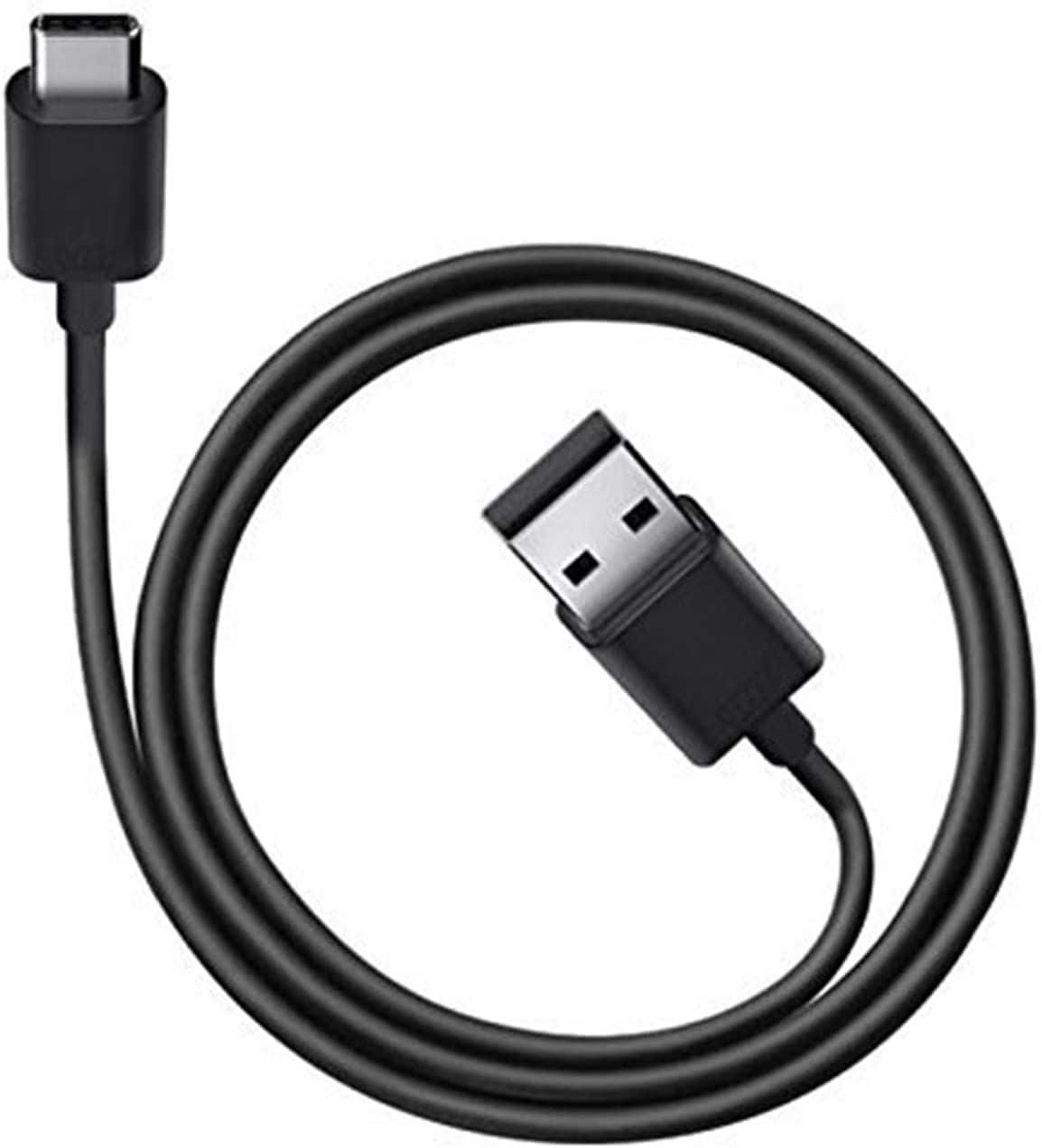 Samsung - 3.3' Usb Type A-to-usb Type C Device Cable - S10/s10e/s10s/ S9/s9+/note 9/s8/s8+ - Bulk Packaging - Black