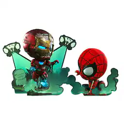 Marvel Spider-Man Far From Home Cosbaby (S) Set | Iron Man Illusion & Spider-Man