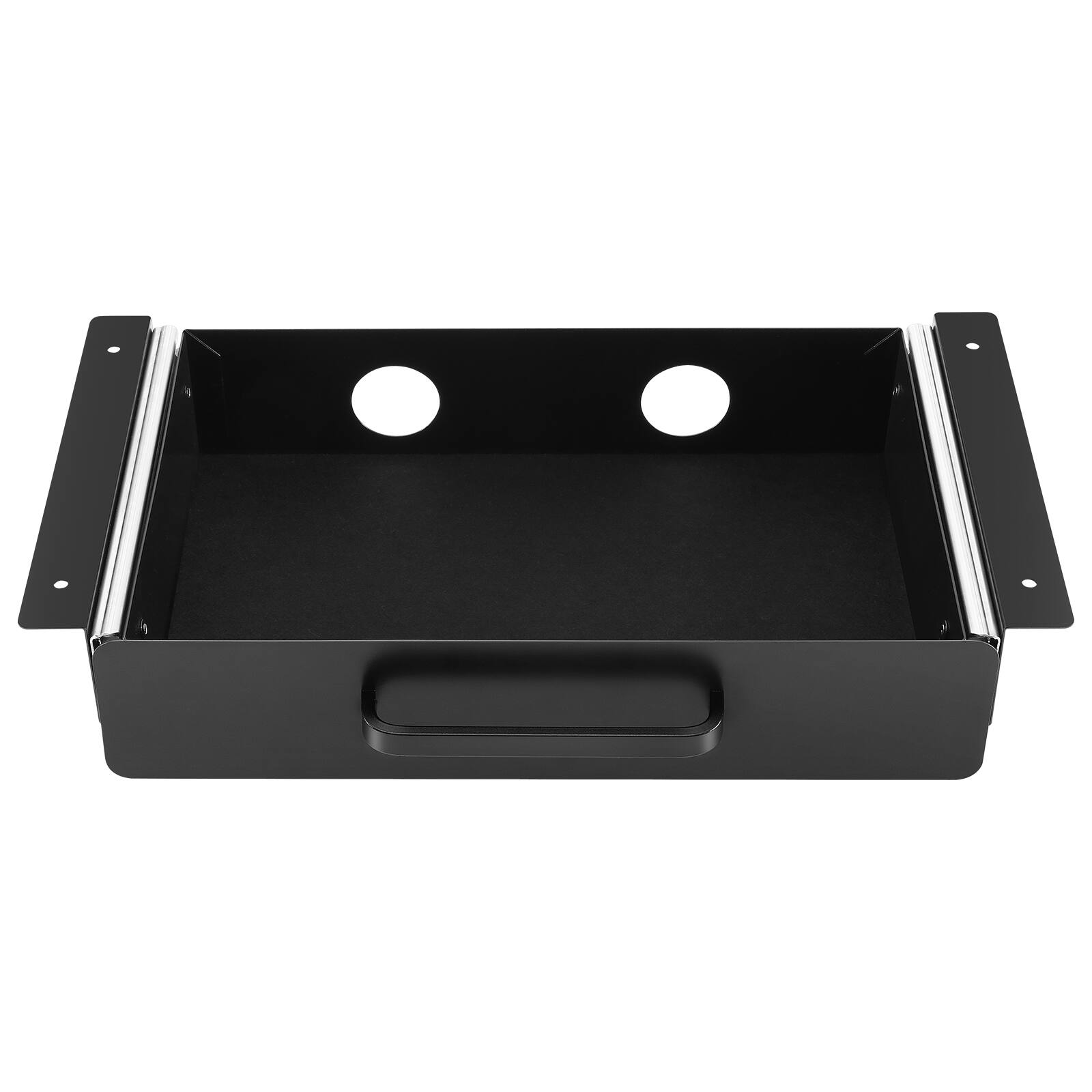 Alt View 5. VEVOR - 13" Wide Under Desk Drawer Slide Out, Under Desk Mounted Pull-out Drawer Attachment, Hidden Desktop Storage Organizer - Black.