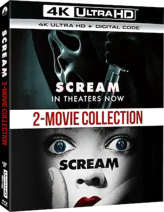 Front. Scream: 2-Movie Collection - 4K Blu-Ray.