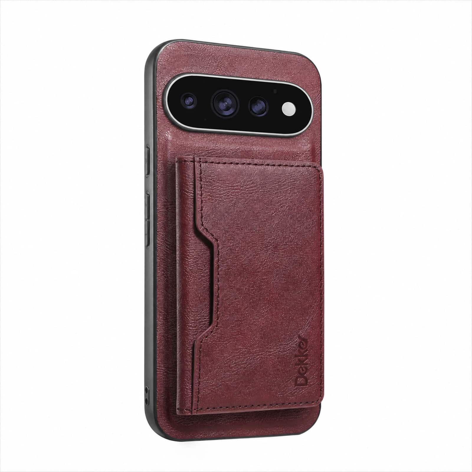 Dteck - Magnet Wallet RFID Blocking Case for Google Pixel 11 Pro, 2 in 1 Detachable Credit Card PU Leather Shockproof Cover - Winered price history on PriceWatchPro