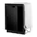 Alt View 10. Amana - 24" Built-In Black Tub Dishwasher with Dark Interior, Large Capacity, 59 dBA - Black.