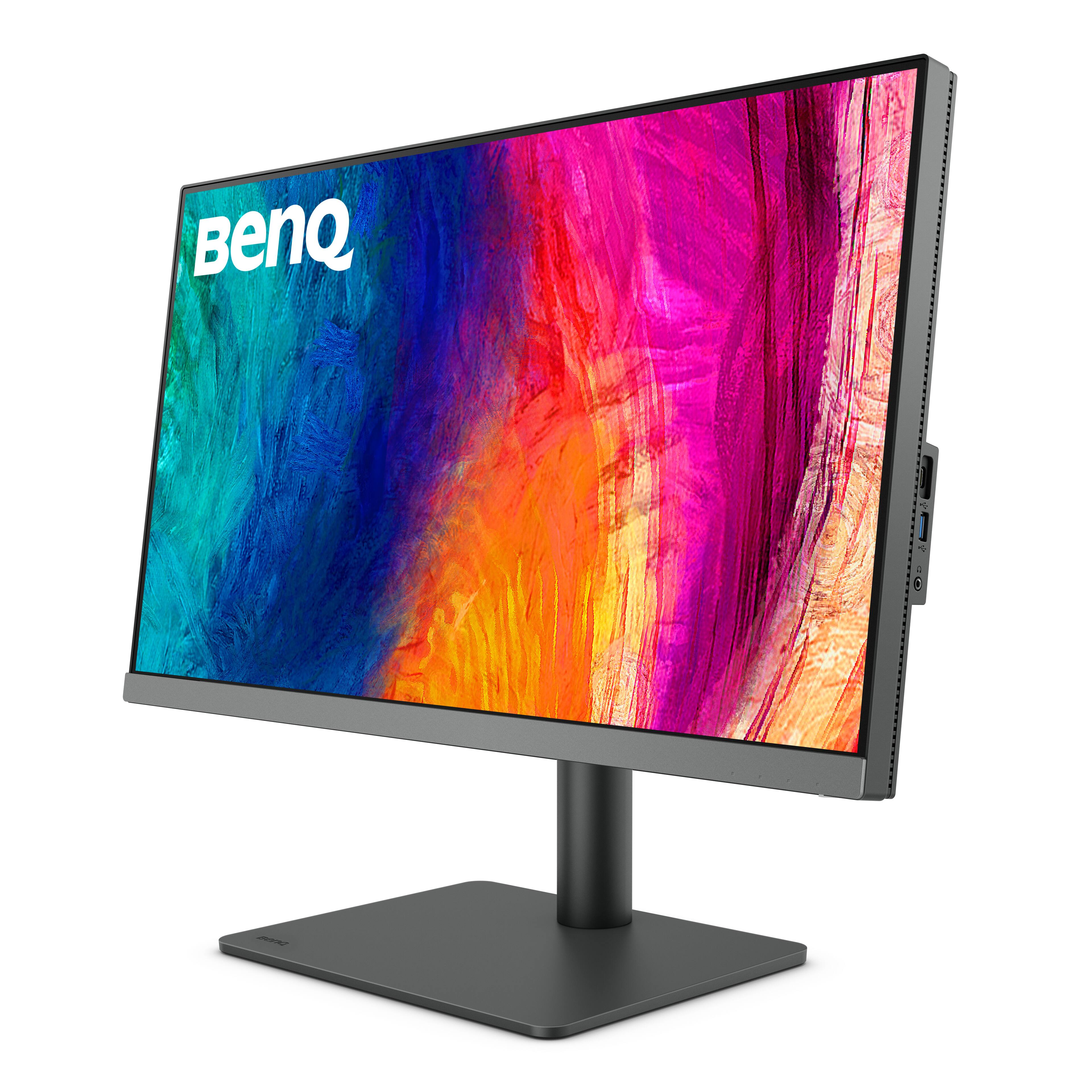 Alt View 1. BenQ - AQCOLOR PD2706U Designer 27" IPS LED 4K UHD 95% P3 HDR400 Monitor (HDMI/DP/USB-C 90W) - Metallic gray.
