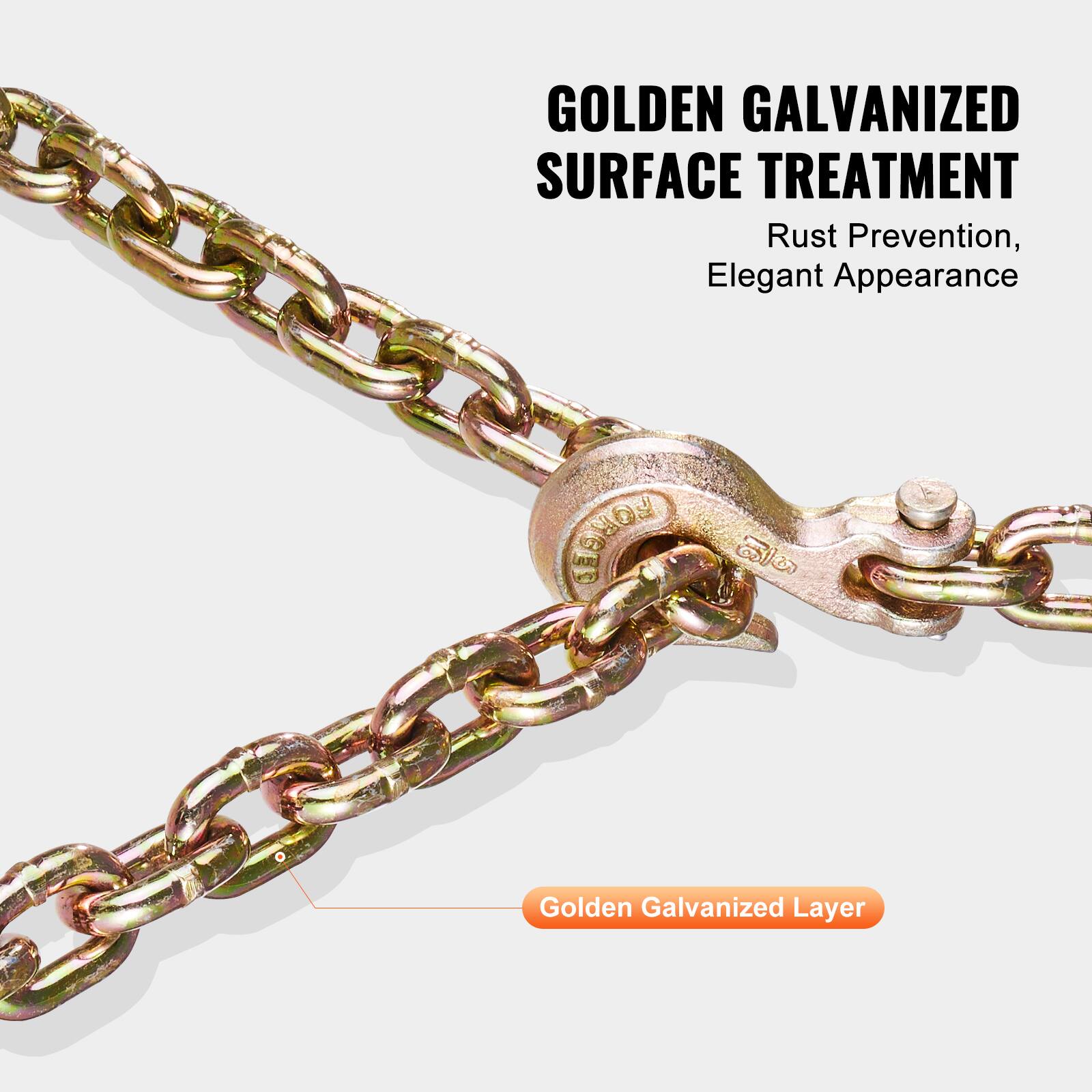 GOLDEN GALVANIZED SURFACE TREATMENT  
Rust Prevention, Elegant Appearance  

Golden Galvanized Layer