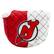 Front. Team Golf - New Jersey Devils Quilted Mallet Putter Cover - Multicolor.