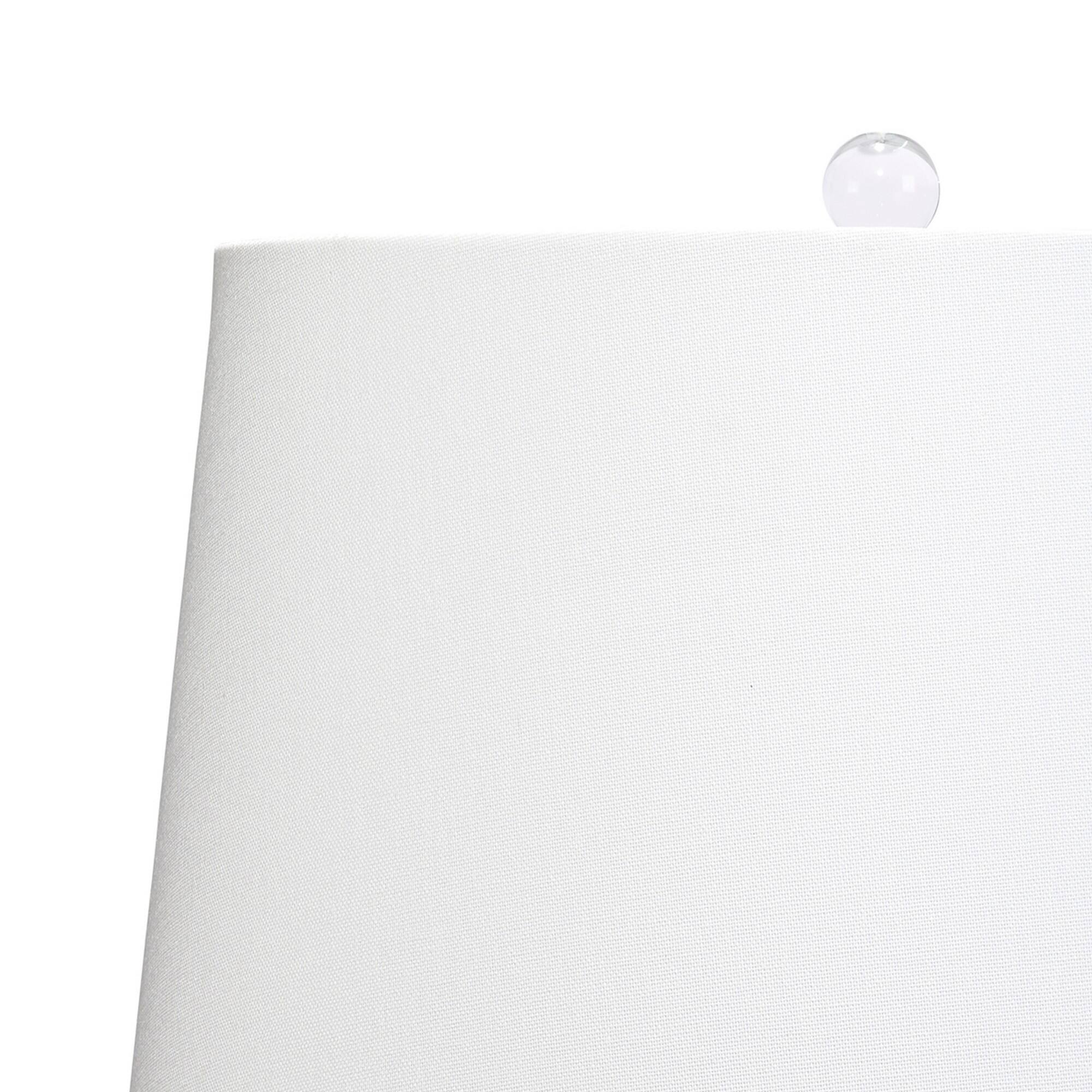 Angle. Manhattan Lane - 25 Inch Table Lamp, Rattan Woven, Inverted Tapered Shade - White, Silver, Beige.