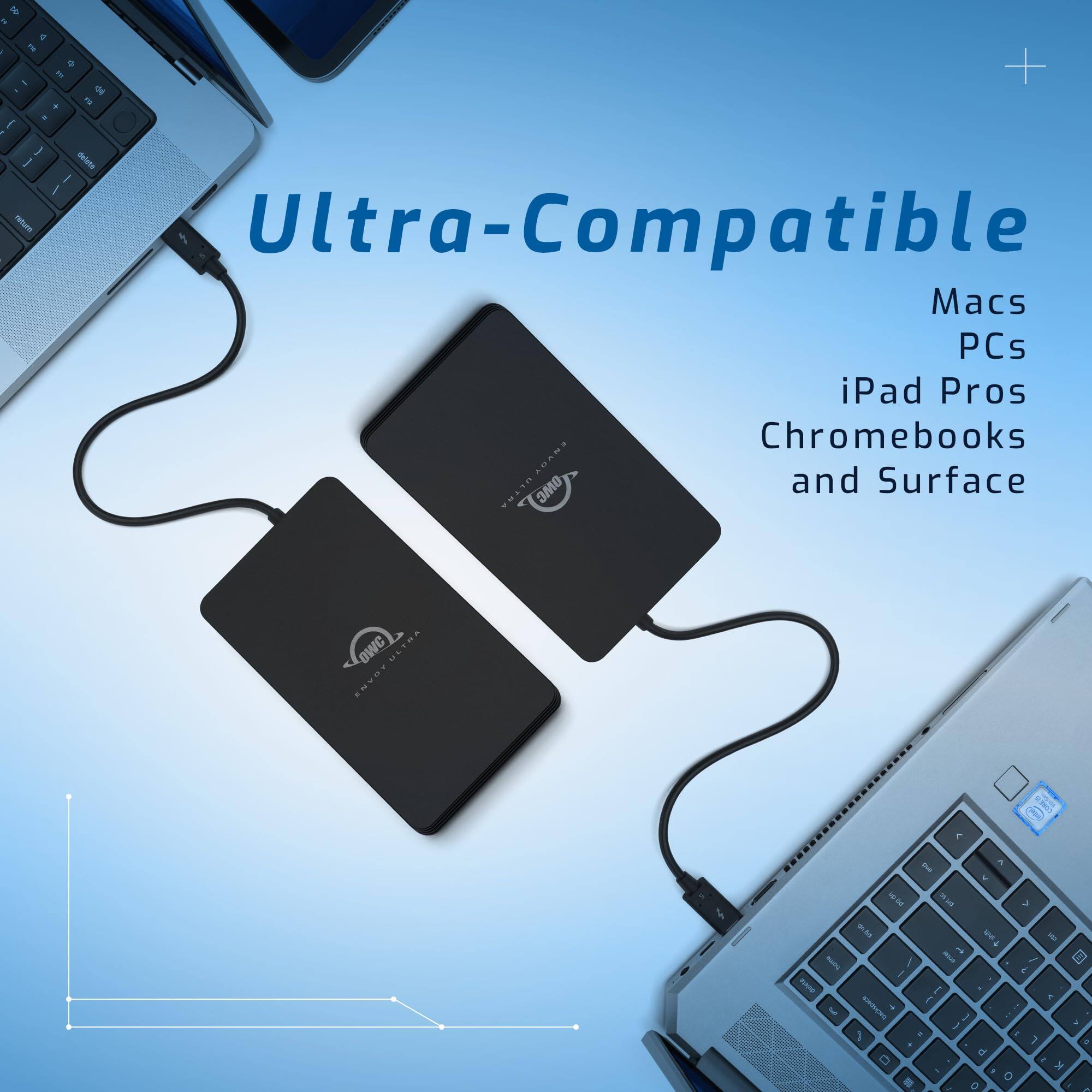 OWC 4TB Envoy Ultra Thunderbolt 5 Portable SSD Enclosure External