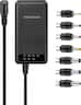 Insignia™ - 22.5W Universal AC Adapter for Devices with Round-Pin Connections (5 ft) - Black