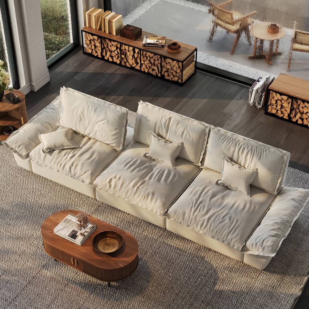 Beige Suede Fabric