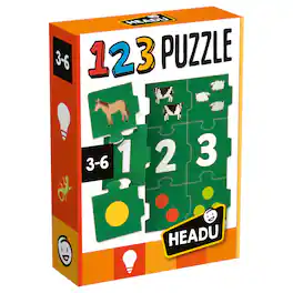 Headu - 123 Puzzle, 27 Pieces - Assorted