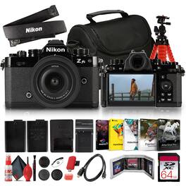 Nikon - Zfc Mirrorless Camera Black +16-50mm Lens DX 20.9MP 4K Bundle +Tripod