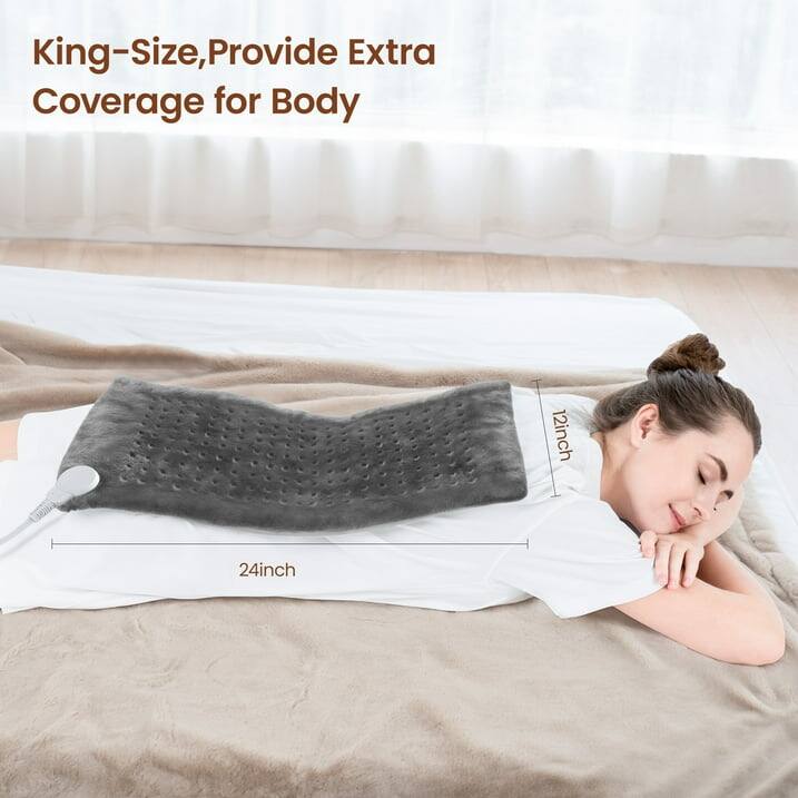 King-Size, Provide Extra Coverage for Body  
12inch 24inch