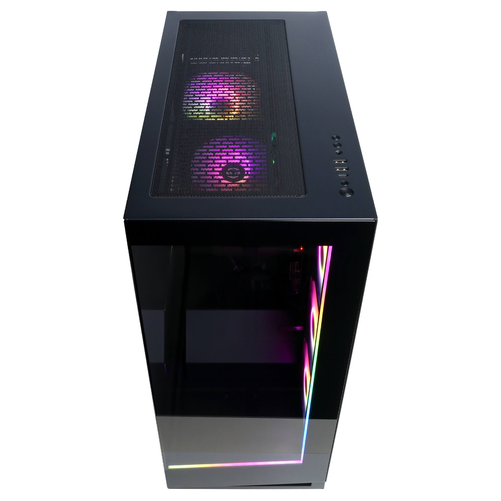 Alt View 12. CyberPowerPC - Gaming Desktop - Intel Core Ultra 225F - NVIDIA GeForce RTX 5060 Ti 8GB - 16GB DDR5 - 2TB PCIe 4.0 SSD - Black.
