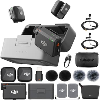 DJI Mic Mini (2 TX + 1 RX + Charging Case), Ultralight with DJI Mic Mini (2 TX + 1 RX + Charging Case), Ultralight with