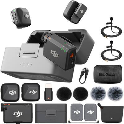 DJI Mic Mini (2 TX + 1 RX + Charging Case), Ultralight with DJI Mic Mini (2 TX + 1 RX + Charging Case), Ultralight with