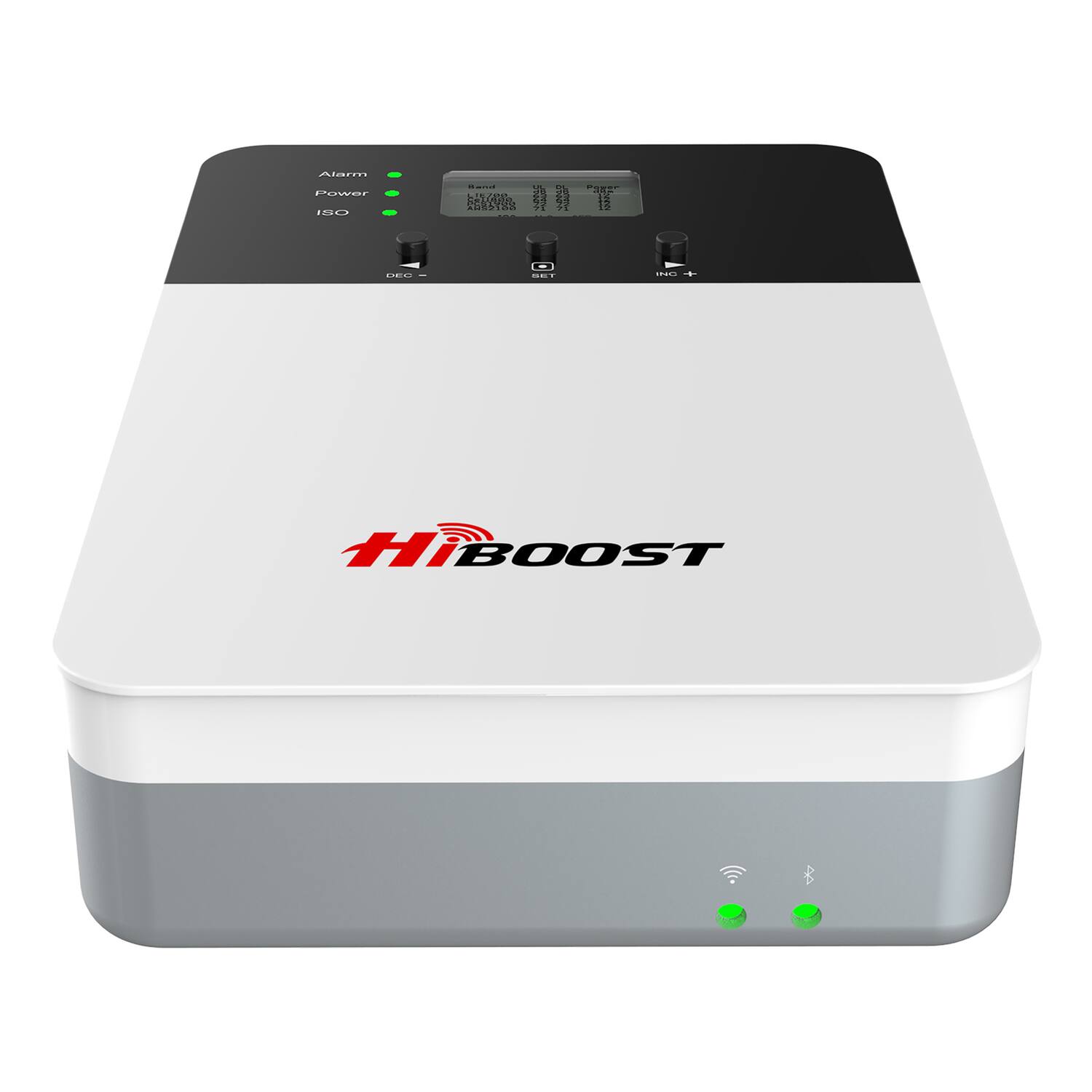 Hi BOOST

Alarm Power ISO

DEC - SET INC +