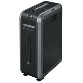 Fellowes - 3312501 Powershred 125ci 20 Sheet Capacity 100% Jam Proof Heavy-Duty Cross-Cut Shredder - Black/Dark Silver