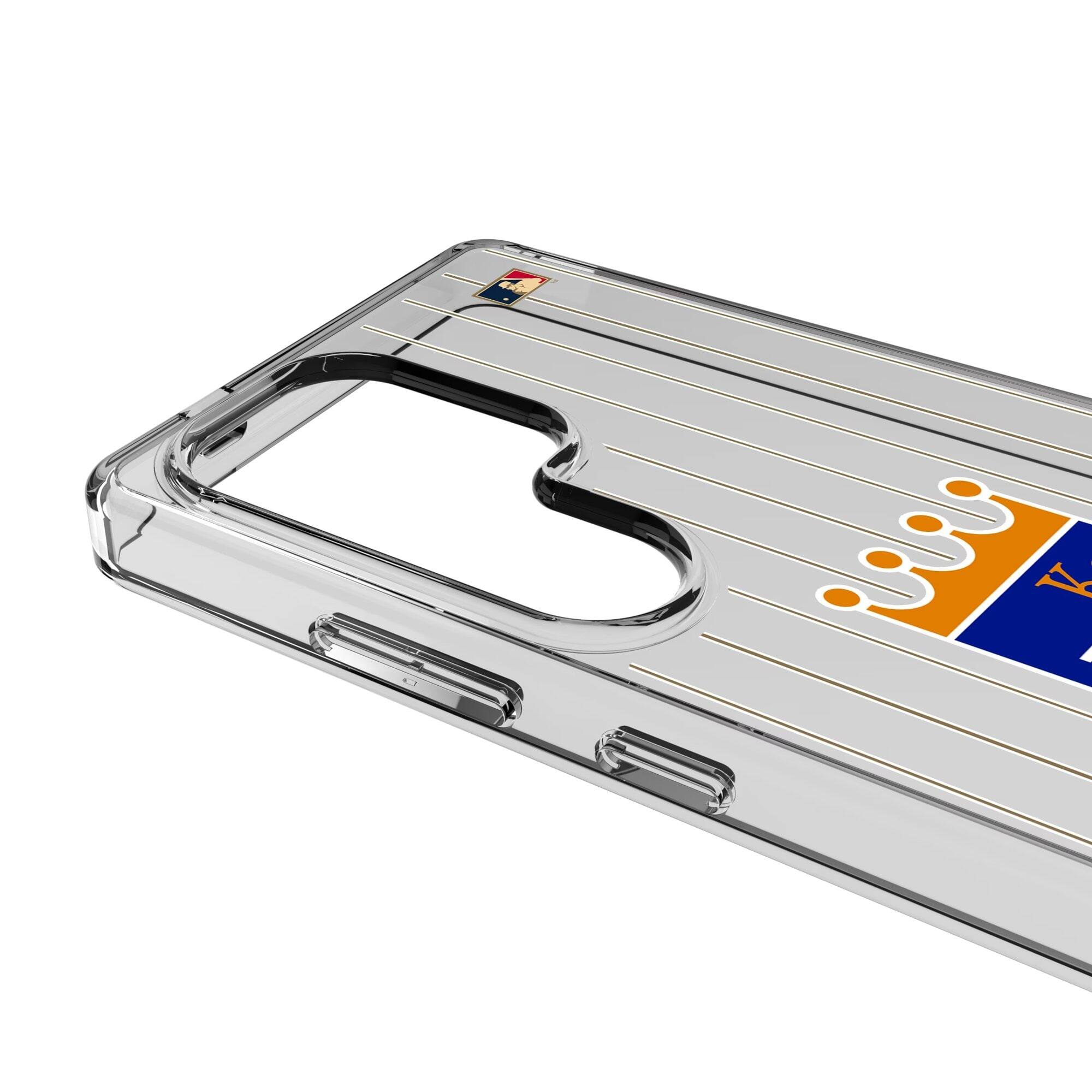Alt View 2. Keyscaper - Kansas City Royals Cooperstown Galaxy Clear Case - S25 Ultra - Multicolor.