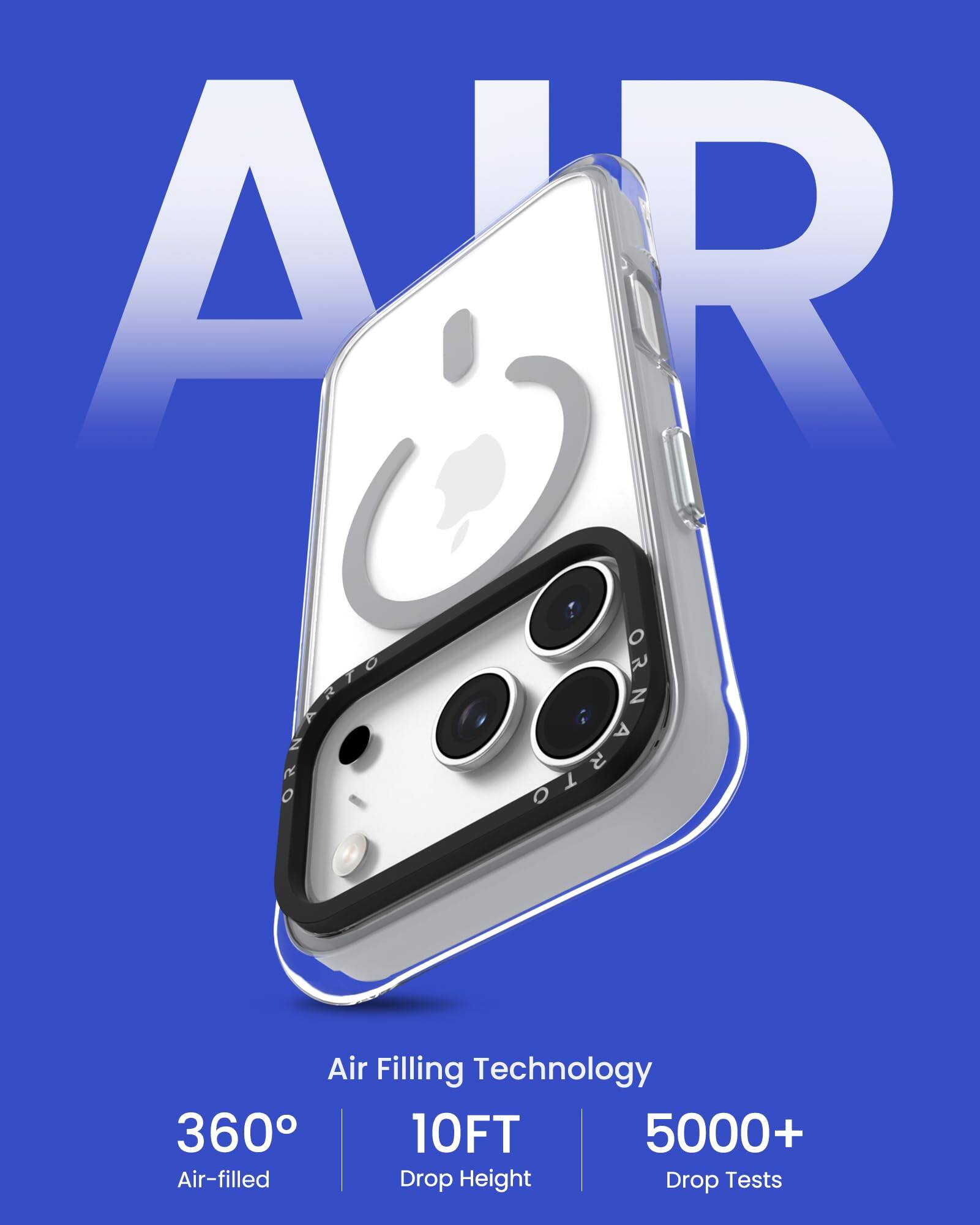Air Filling Technology  
360° Air-filled  
10FT Drop Height  
5000+ Drop Tests