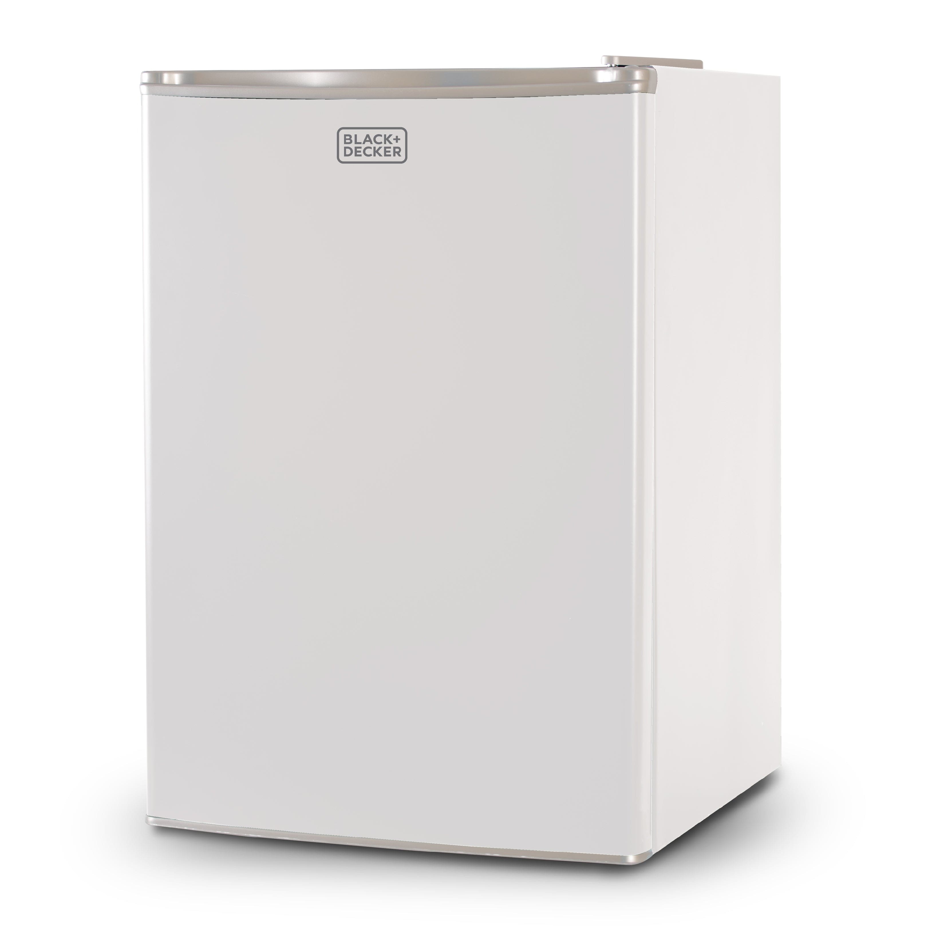 Black+Decker - 2.5 cu. ft. Freestanding Mini Fridge with Freezer - WHITE