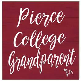Jardine - Pierce College Raiders 10'' x 10'' Grandparent Plaque - Maroon