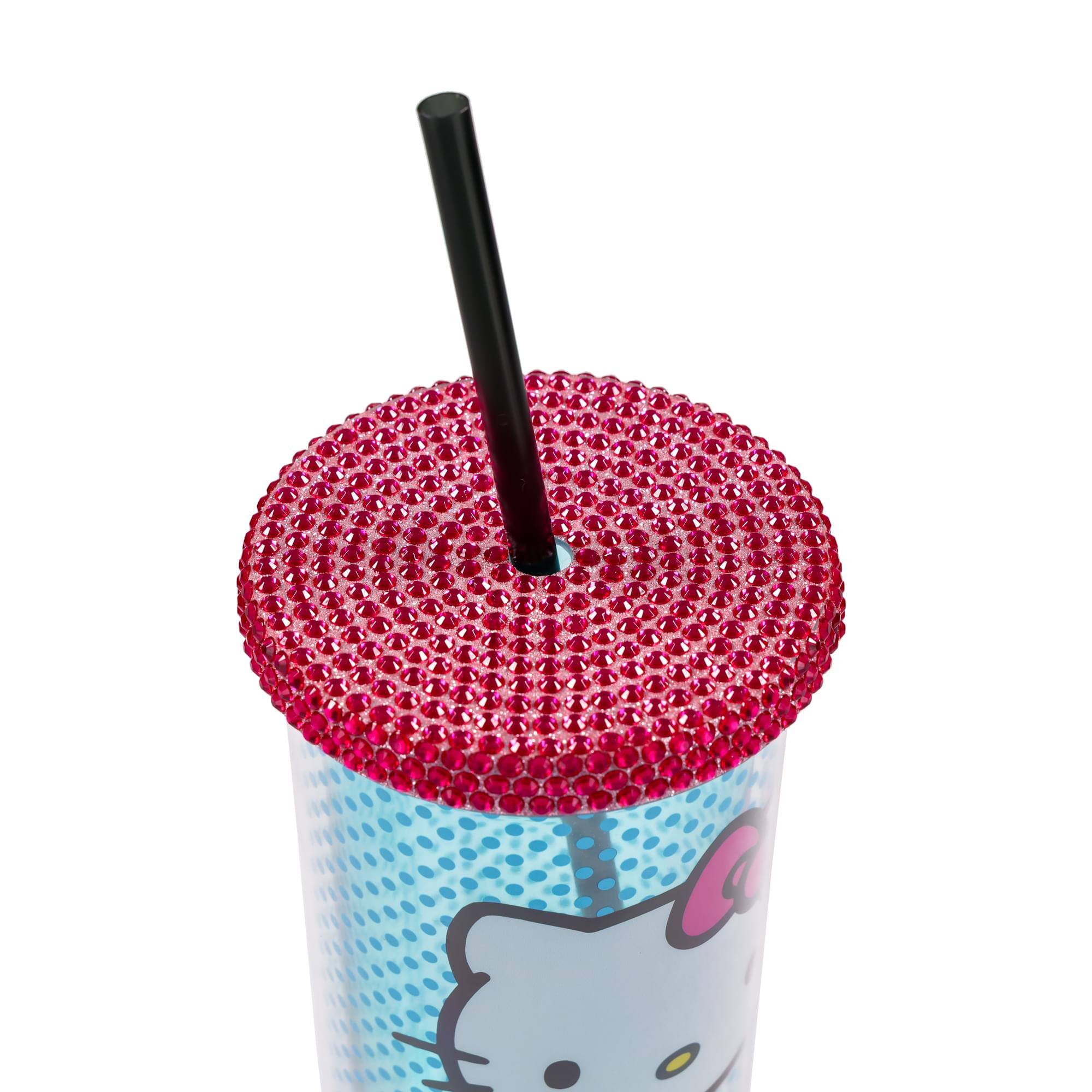 Alt View 10. Hello Kitty - Sanrio Hello Kitty Polka Dots Carnival Cup With Lid and Straw | Holds 20 Ounces - Pink.