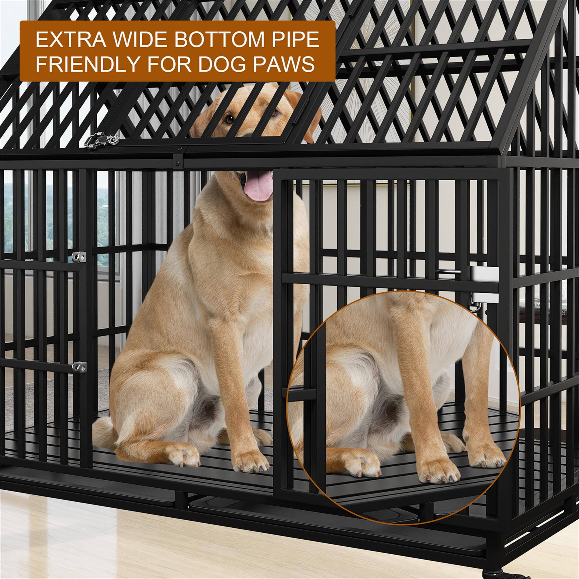 EXTRA WIDE BOTTOM PIPE FRIENDLY FOR DOG PAWS