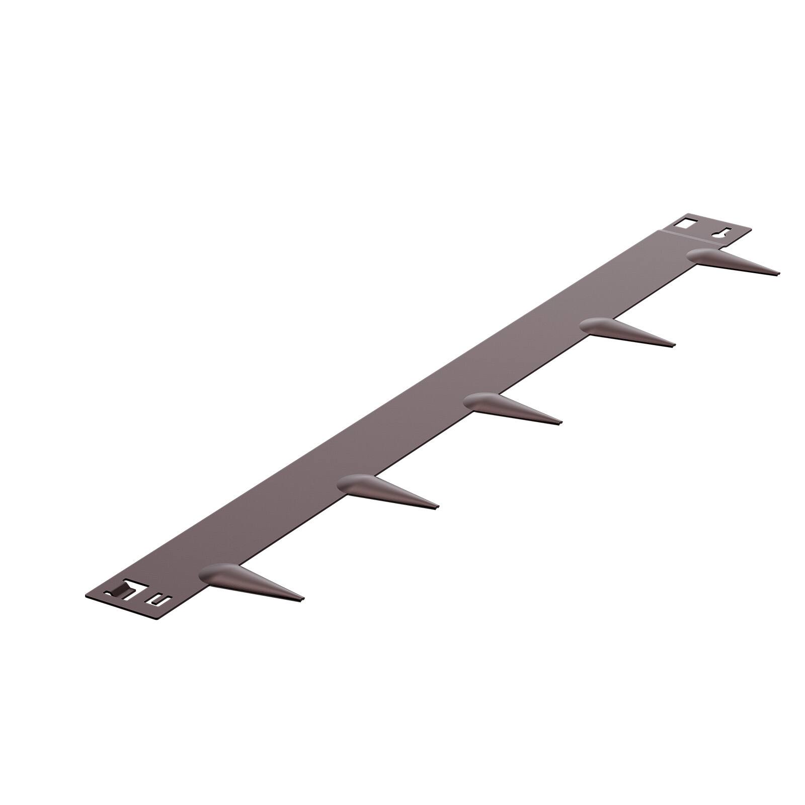 Alt View 5. VEVOR - Steel Landscape Edging, 5 Packs 39 x 3 in Rust-Resistant Metal Landscape Edging, Bendable Garden Edging Border - Brown.