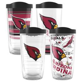 Tervis - Arizona Cardinals Four-Pack 16oz. Classic Tumbler Set - Multicolor